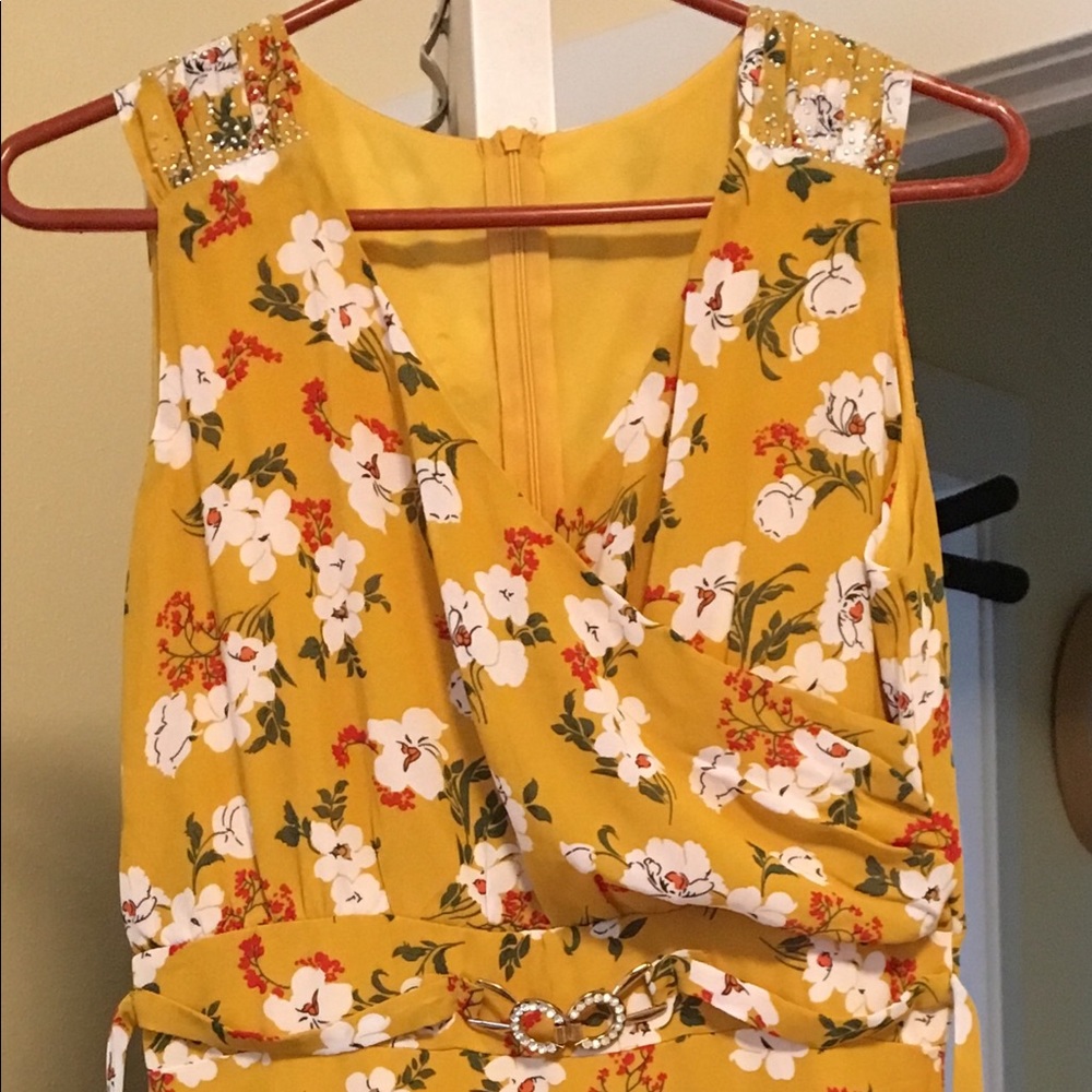 midi flower dress
